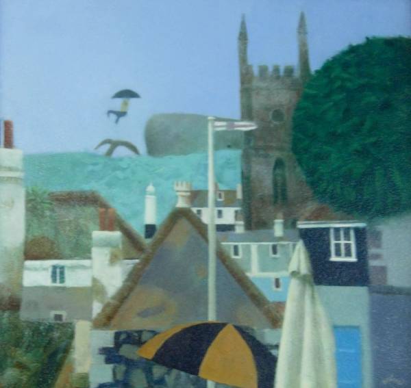 - Mixed Media on Board, Painting by David Eustace, measuring 28 x 29 cm (H x W) framed at 40 x 41 cm £1095